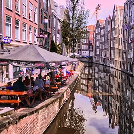 Le paysage de rue d'Amsterdam sur Marco & Lisanne Klooster