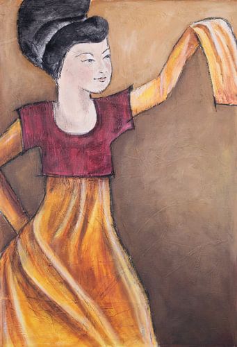 Chinese mouwdanser, dikke dames van China 'Fat ladies'