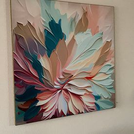 Customer photo: Abstract Pastel Flower by Jacky, on artframe