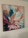 Photo de nos clients: Fleur abstraite pastel par Jacky
