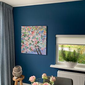 Customer photo: Blossom II by Angelique Nooijen, on canvas