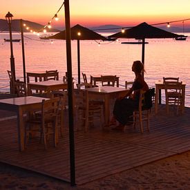 Terrasse au coucher du soleil sur Anne Travel Foodie