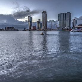 Skyline Rotterdam van Gino Heetkamp