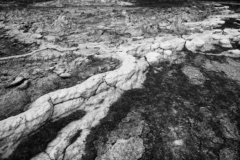 Struktur des Salzes in der Wüste | Äthiopien von Photolovers reisfotografie