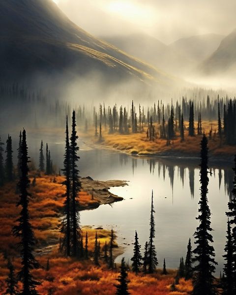 Herbst im Yukon von fernlichtsicht