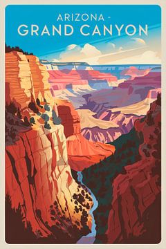 Grand Canyon, Arizona van Poster Art Shop