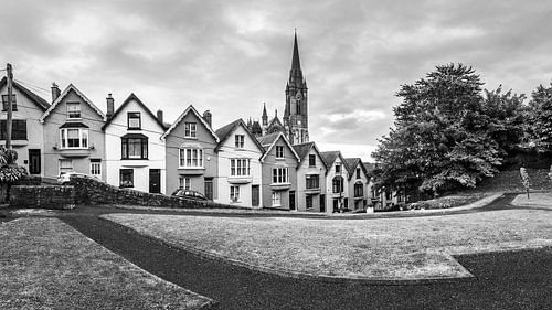Kathedraal van St Colman in zwart-wit