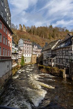 Historic town centre of Monschau in the Eifel region by Reiner Conrad