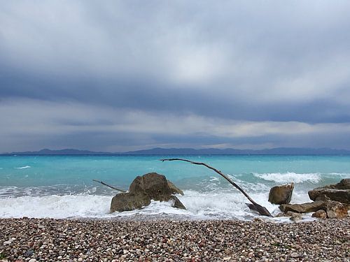 Westkust van Rhodos, motief 2