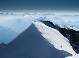 Piz Palu East Summit by menno visser