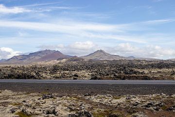 Paysage de lave sur la péninsule de Snaefellsnes en Islande | Photographie de voyage sur Kelsey van den Bosch