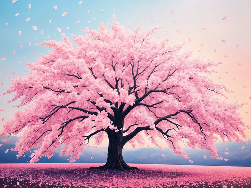 Pink Blossom Sakura Japan by Rizal Azhari