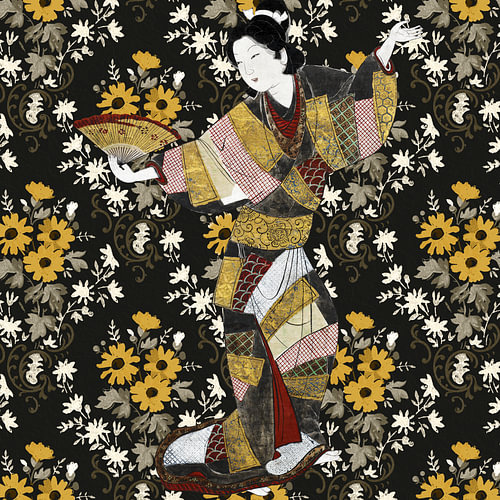 Japanese Grace in Motion van Marja van den Hurk