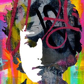 Bob Dylan Pop Art van Stephen Chambers