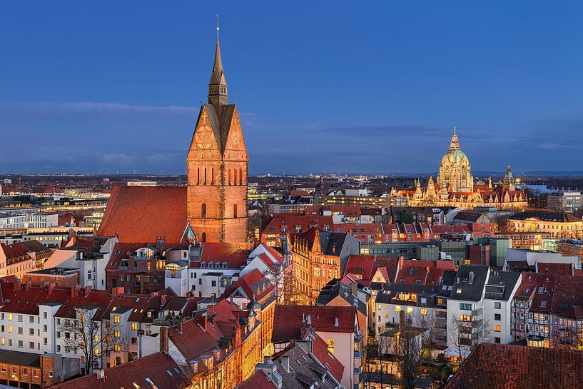 Old town of Hannover, Germany by Michael Abid