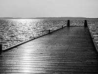 Romantic view with jetty