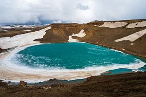 Krafla vulkaan in IJsland van Tim Vlielander