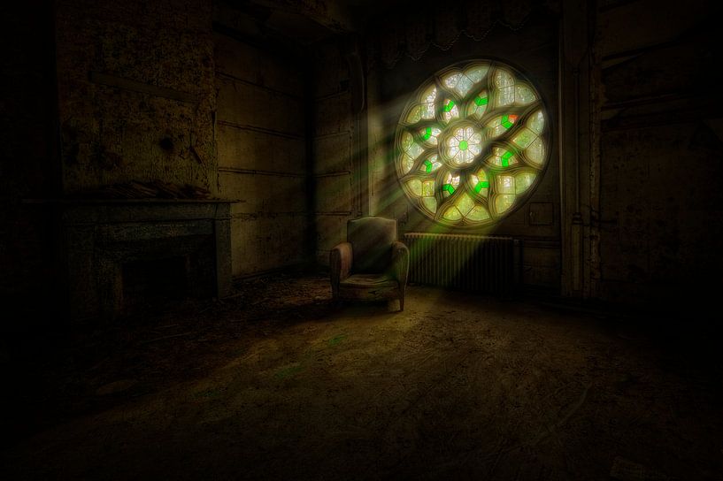 lonely chair  by Bertus Vorstenbosch