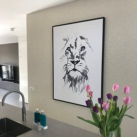 Photo de nos clients: lion par Péchane Sumie, sur toile