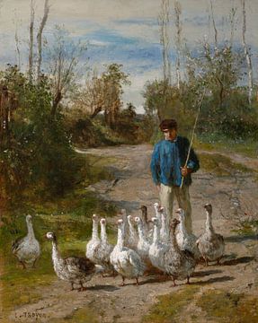 Constant Troyon, l'éleveur d'oies