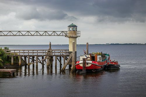 De vuurtoren van Oostmahorn
