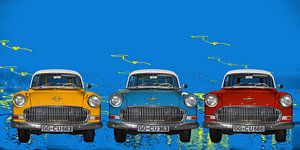 Opel Olympia Rekord in Pop-Art