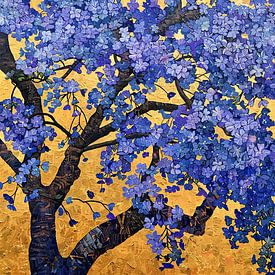 Blue Tree | Blue Flowers by Flower Studio