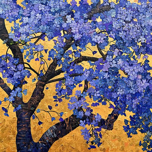 Blauwe Boom | Blauwe Bloemen