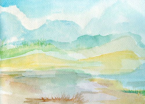 Minimal landscape by Claudia Gründler
