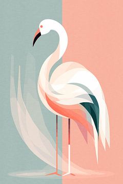 Een vogel in de wind van Patterns & Palettes