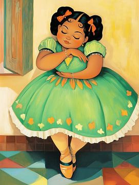 Dancing Queen in Green