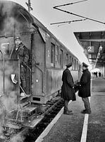 Steam train wagon