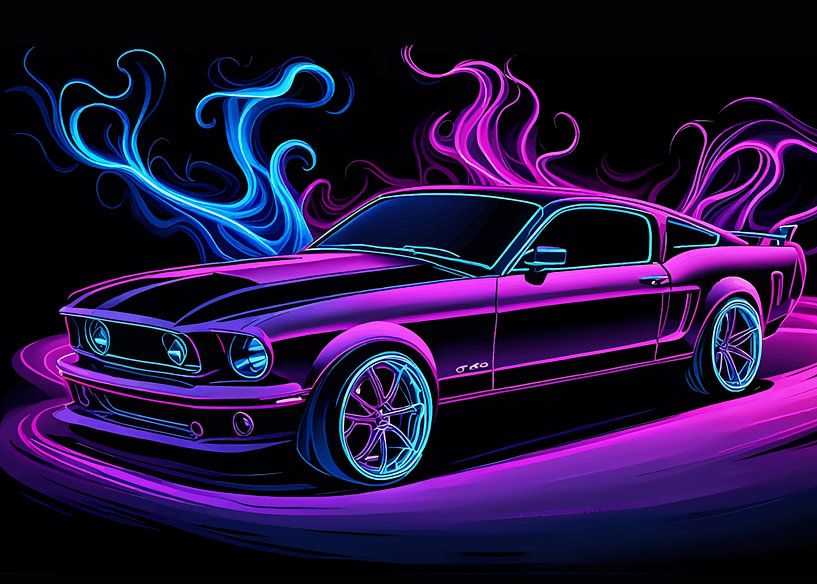 Ford Mustang Neon 2 von MIROKKU