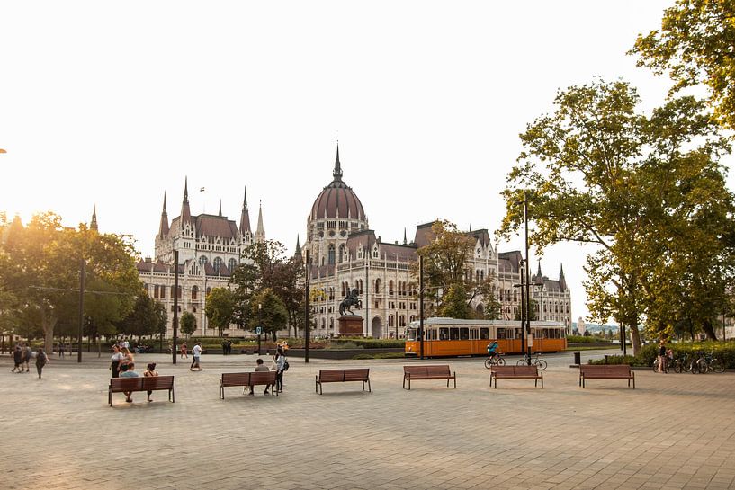 Parlementsgebouw Budapest van Bart van der Heijden
