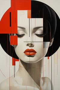 Portrait abstrait d'une femme (2)