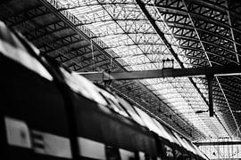 Zug und Decke Amsterdam Central Station von Bart Rondeel