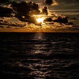 Sonnenuntergang Nordsee von Dominik Schulz