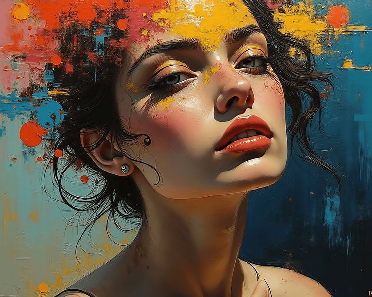 Gemälde einer Frau von The Photo Artist