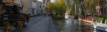 Bruges, horse and carriage panorama by Roy Manuhutu
