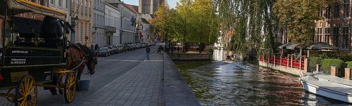 Brügge, Pferdekutschen-Panorama