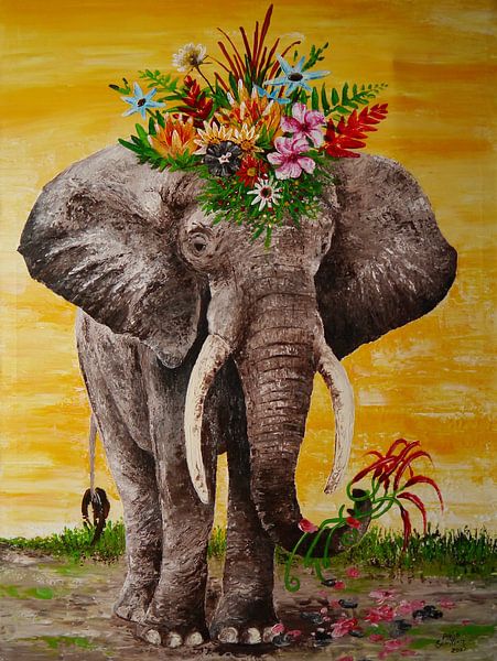 Elephant Flora by Anja Semling