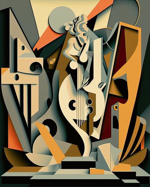 Puristische compositie II van Peter Balan