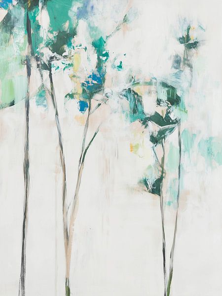 Airy Tree Tops in Green by Color Square