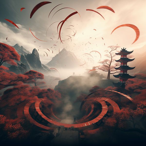 Zen-Garten (2) - Kreise von Ralf van de Sand
