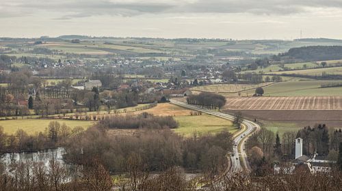 Uitzicht richting Oud-Valkenburg in Zuid-Limburg