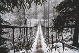 Suspension bridge Kühhude by Joris Machholz