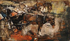 Giovanni Boldini - Kutschpferd, Avenue Trudaine, Paris, 14. Juli 1880 (1880)