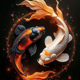 Fantasy Deluxe: ORPHÉLYRA – Les poissons dans le symbole du Yin Yang sur INFERAURUM