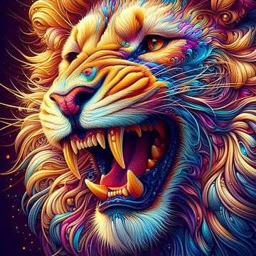 lion by CrazyAIdesign