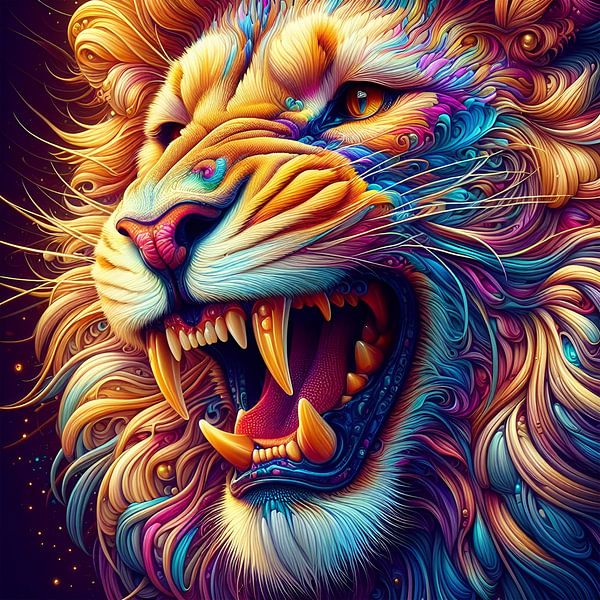 lion by CrazyAIdesign